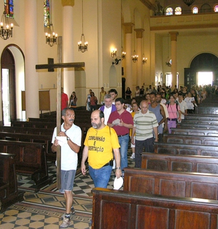 Via Crucis a San Paolo (Brasile)