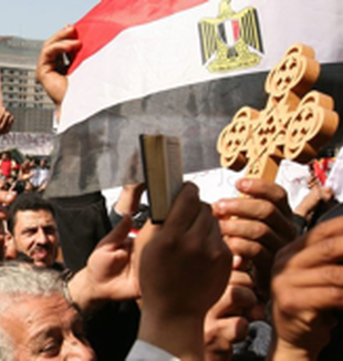 Le proteste dei mesi scorsi in Egitto.