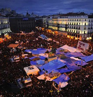 L'occupazione di Puerta del Sol. 