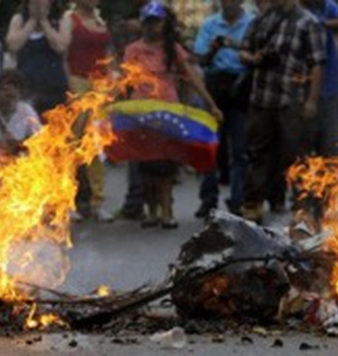 Scontri in piazza in Venezuela.