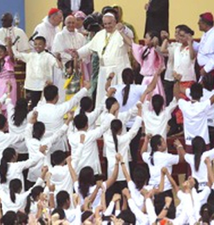 Papa Francesco a Manila.