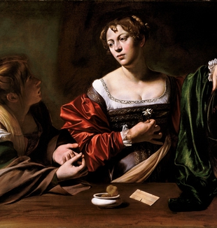 Caravaggio, Marta e Maria Maddalena, Detroit.