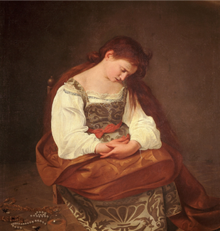 Caravaggio, "Maddalena penitente"
