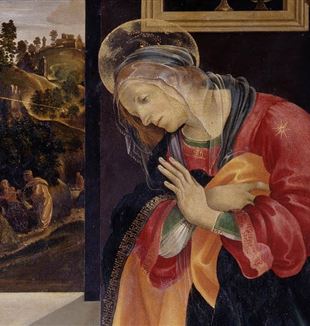 Filippino Lippi, Annunciazione (1482), ora a Palazzo Marino, Milano, fino al 12 gennaio