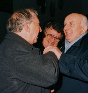 Don Giussani e Giovanni Testori (Foto Fraternità CL)