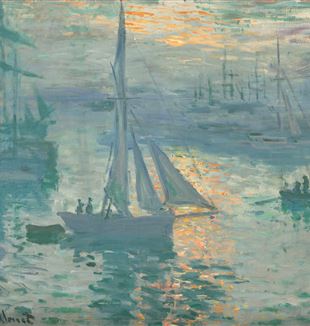 Claude Monet, "Alba", 1873 (Wikimedia Commons) 